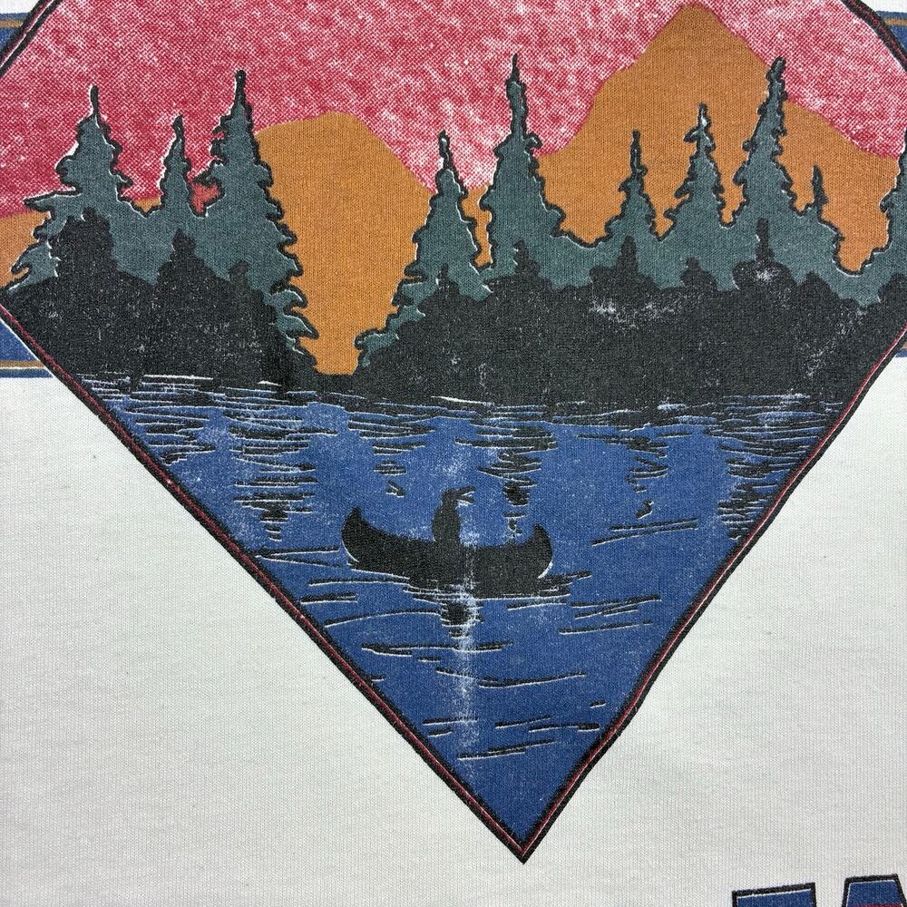 Vintage Canada Niagara Falls Graphic Tee Cream Single Stitch M - Picture 3 of 9